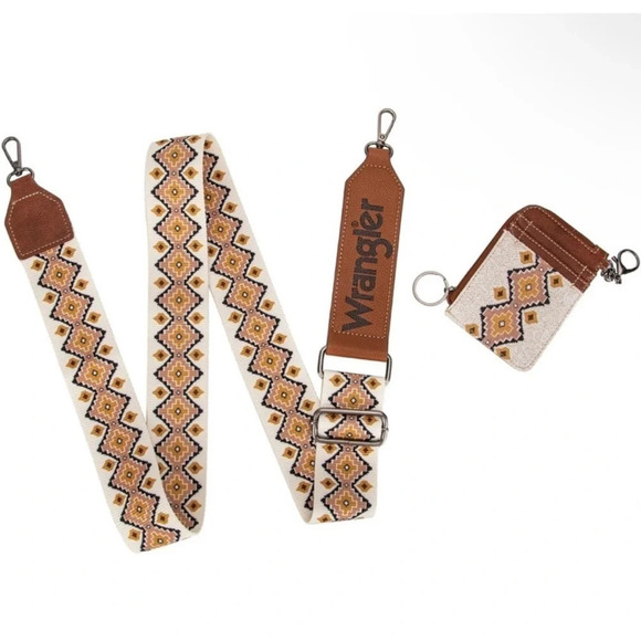 ⭐️NWT⭐️ Wrangler Tote for Women Aztec Top Handle Satchel Purse Boho Shou… - Picture 6 of 9